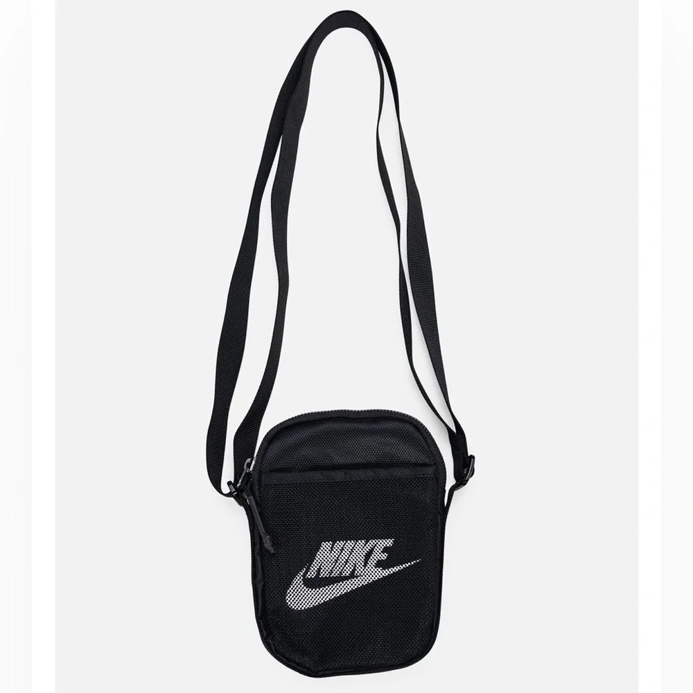 Nike Heritage Crossbody Bag (Small 1L) BA5871-010 Black | White